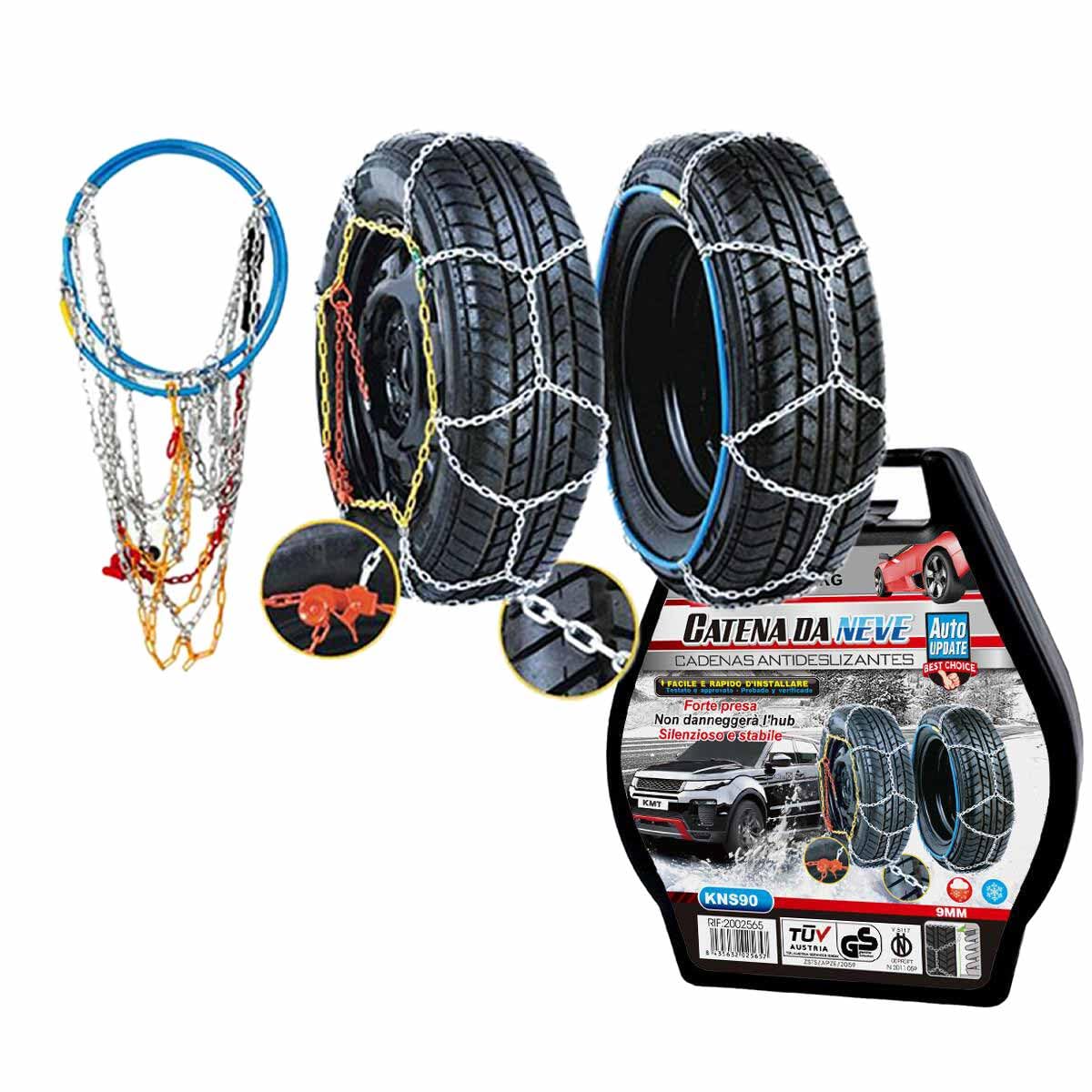 Cadenas de nieve 205/70R14 225/60R14, 180/80R15,185/80R15,195/70R15,195/75R15,205/60R15,205/65R15,215/60R15,225/55R15,175/80R16,175/75R16