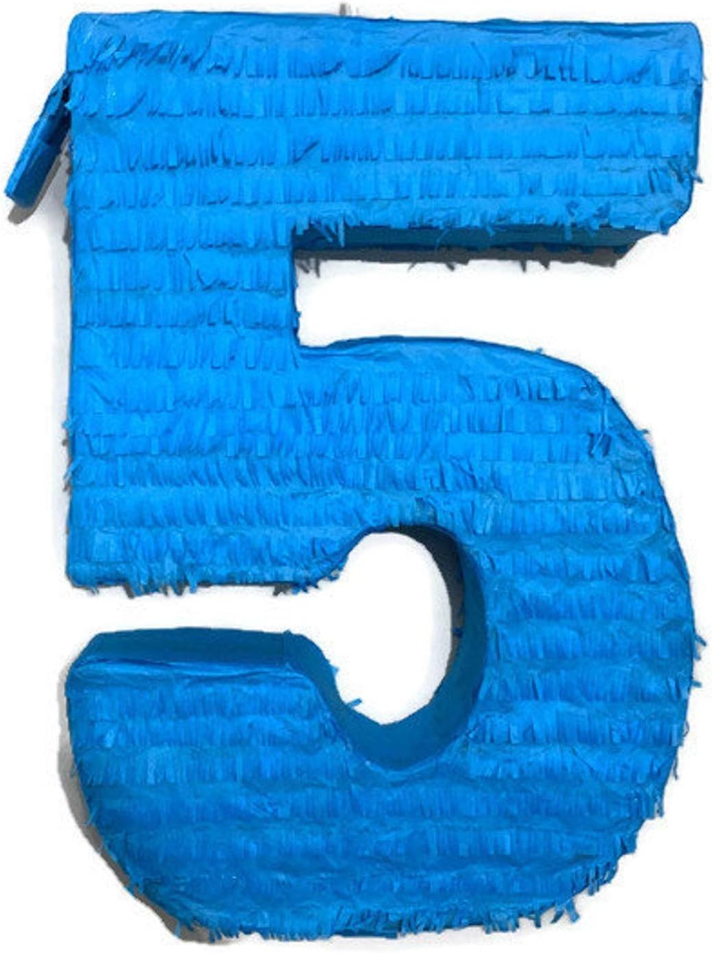 Amazon.com: IPINATA Light Blue Number Five Pinata : Toys & Games
