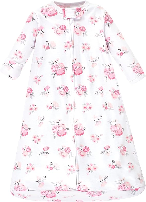 Hudson Baby Unisex Baby Cotton Long-Sleeve Wearable Sleeping Bag, Sack, Blanket