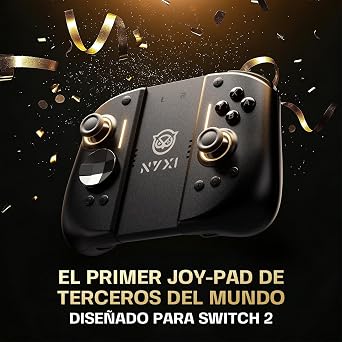 NYXI Hyperion 3 Switch 2 ControllerWorld's First Third-Party Wireless Controller for Switch 2, 9-Axis Gyro, Hall Effect Joystick, Full Mechanical Buttons, Dual Back Buttons & Adjustable Vibration