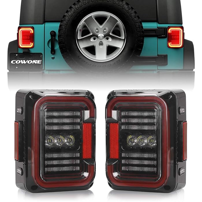 Buy Clear Lens [20W Reverse Lights] LED Tail Lights Compatible with