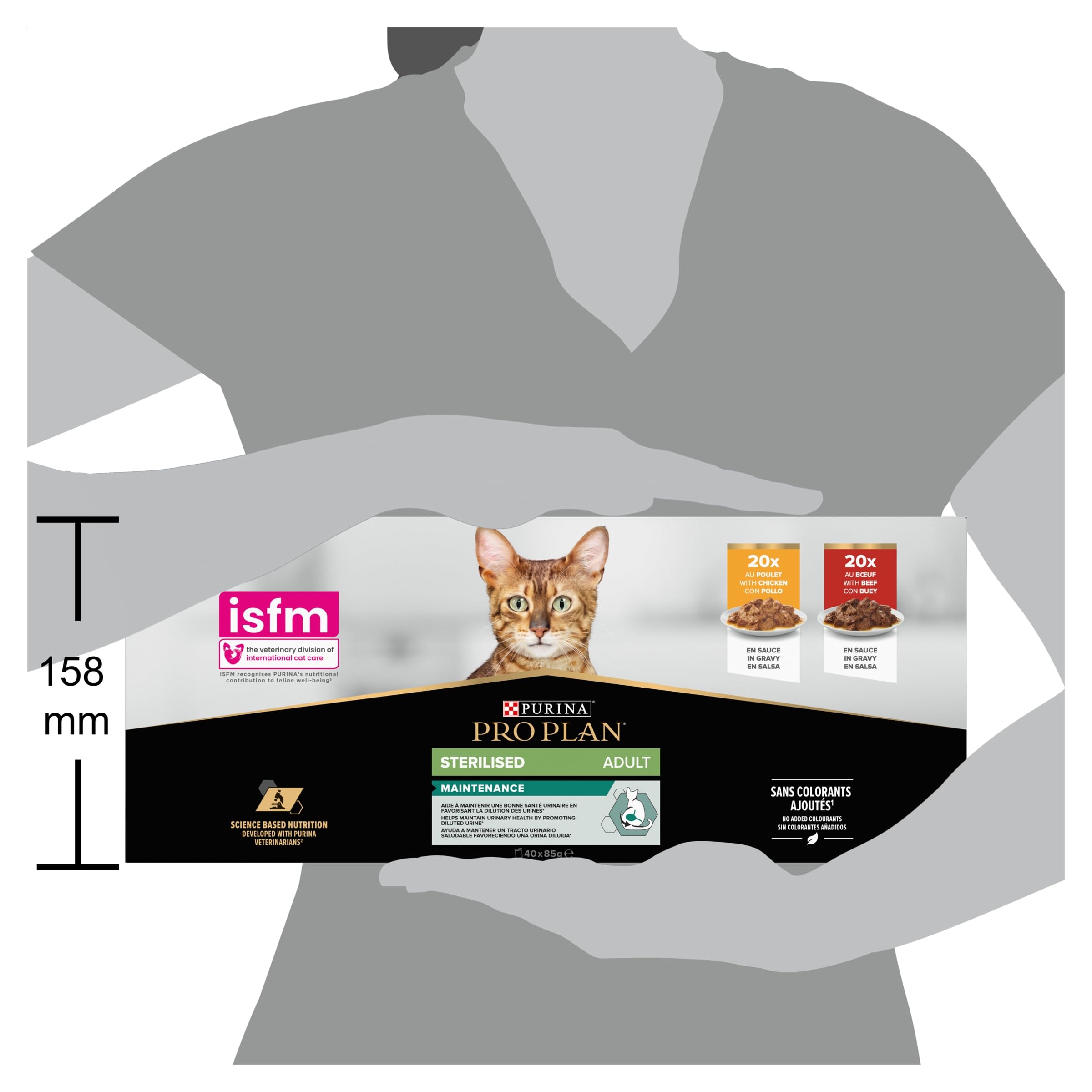 PRO PLAN Sterilisiert Rindfleisch Huhn 40 x 85 g