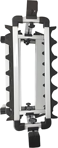 Miniatura 8 de Pactrade Marine Soporte de caña de pescar aleación de aluminio portátil 12 vertical Rack barco casa garaje