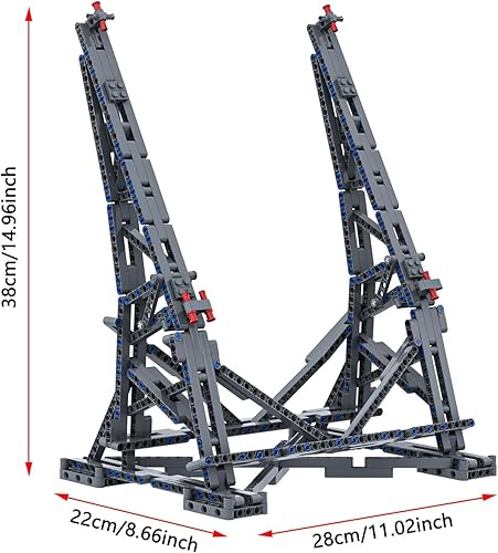 Miniatura 4 de VONADO Millennium Falcon Soporte vertical para Lego 75192 bloques de construcción, kit creativo de ladrillos de construcción MOC para regalos, juego