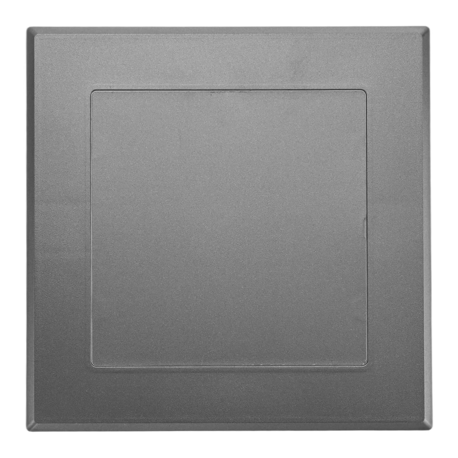 M METERXITY 1-Pack Access Panel for Drywall, 5x5 Inch Plastic Self Adhesive Wall Hole Cover Access Doors for Wiring Cable/Ceiling, Removable Plumbing Wall Panel [Grey, Square]