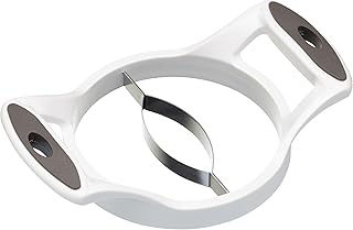 Mango Slicer/Pitter, White/Grey/Silver, 18 x 12 cm (7