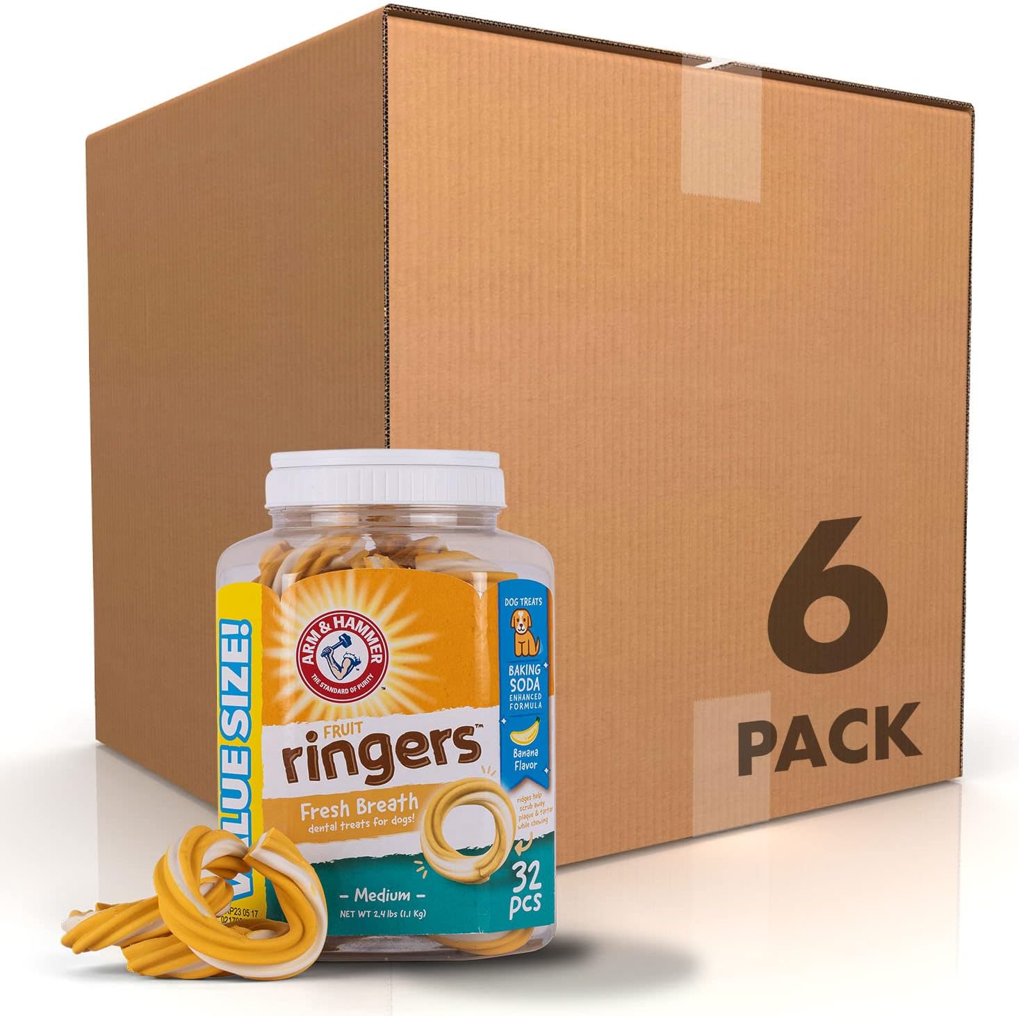 Arm & Hammer for Pets Ringers Dental Treats for Dogs Dog