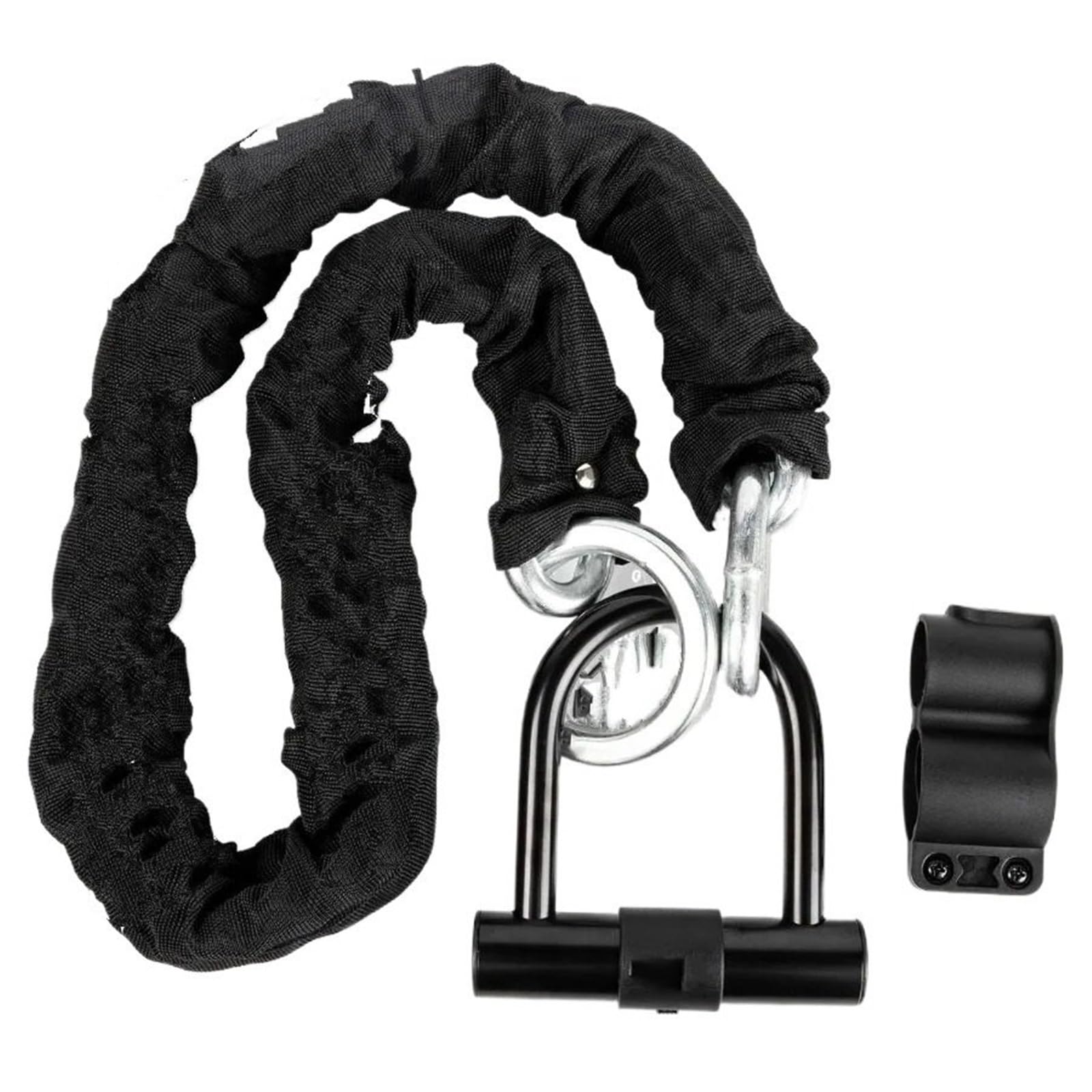 Candado Moto Disco Candado de Cadena para Motocicleta de Alta Resistencia con 2 Llaves diseñadas para el Bloqueo Seguro de Bicicletas, Motos y ciclomotores Candado Moto