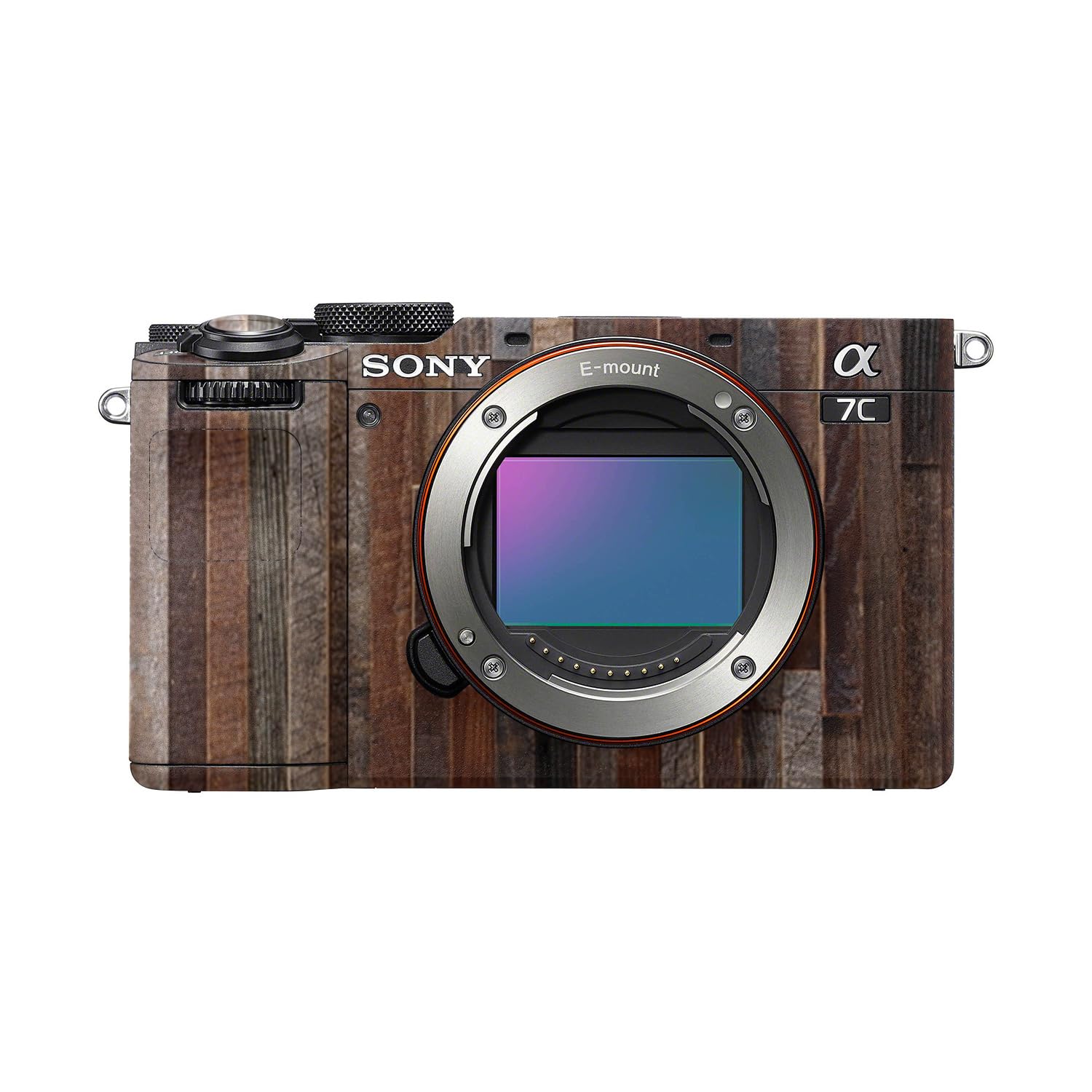 Camera Skin Compatible with Sony A7C Mark II (2023) - Woody - Premium 3M Vinyl Protective Wrap Decal Cover - Easy to Apply | Crafted in the USA by MightySkins