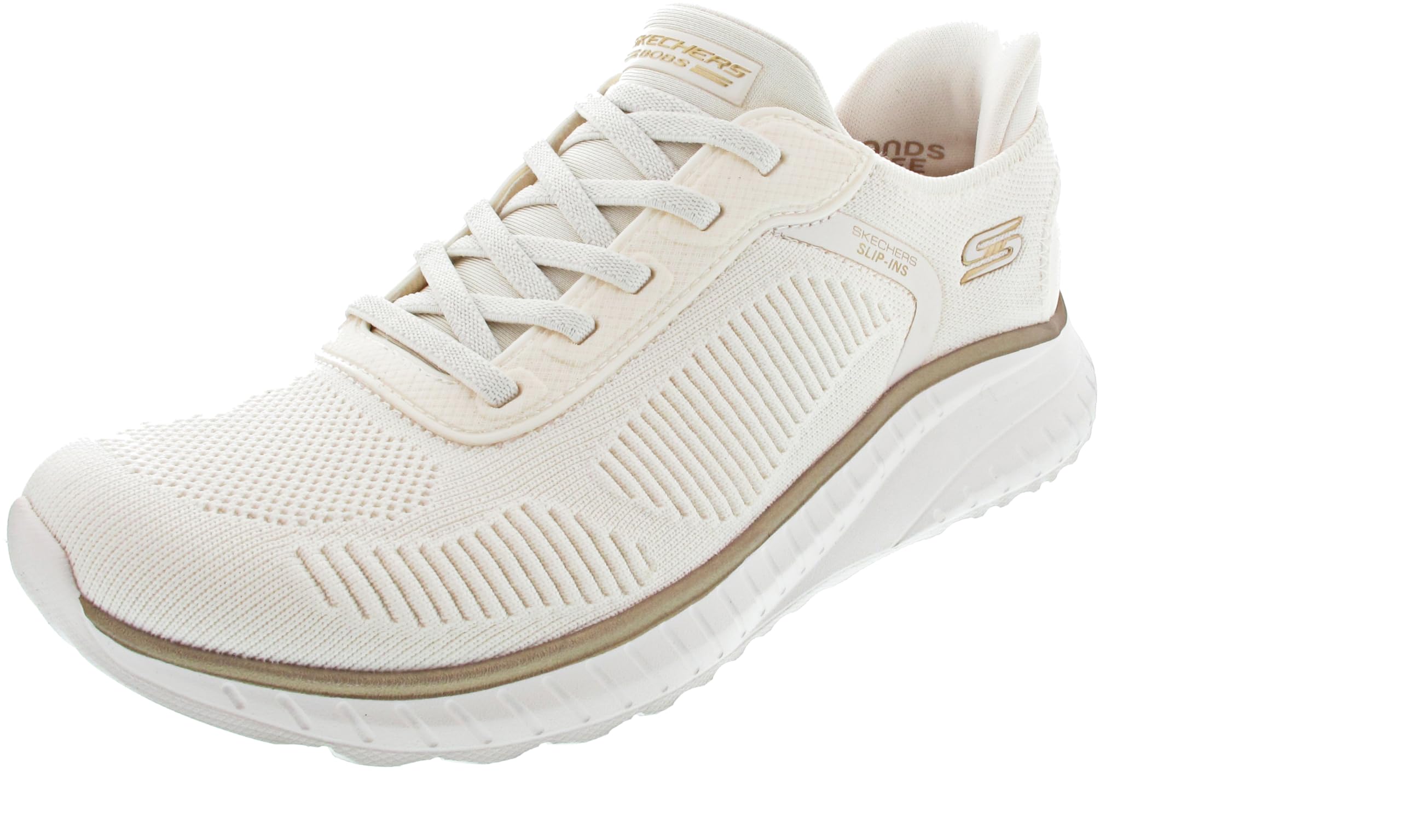 Skechers Damen Hands Free Slip-ins Bobs Squad Chaos-Current Muse Sneaker