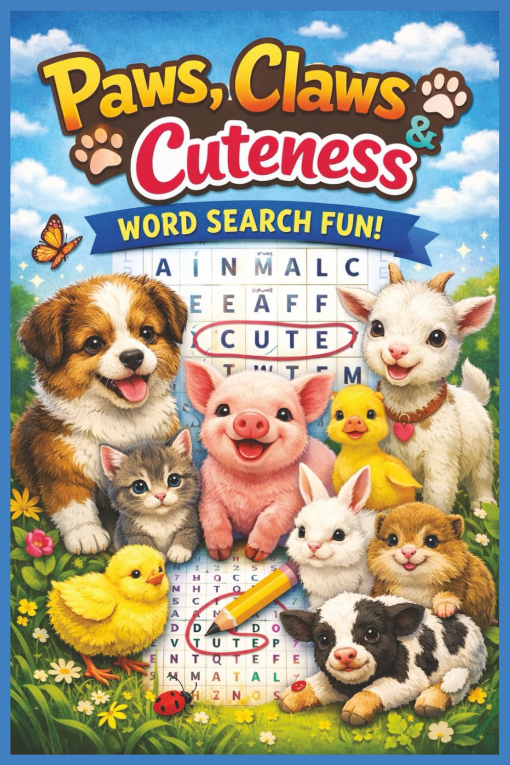 Paws, Claws & Cuteness (Word search books collection)