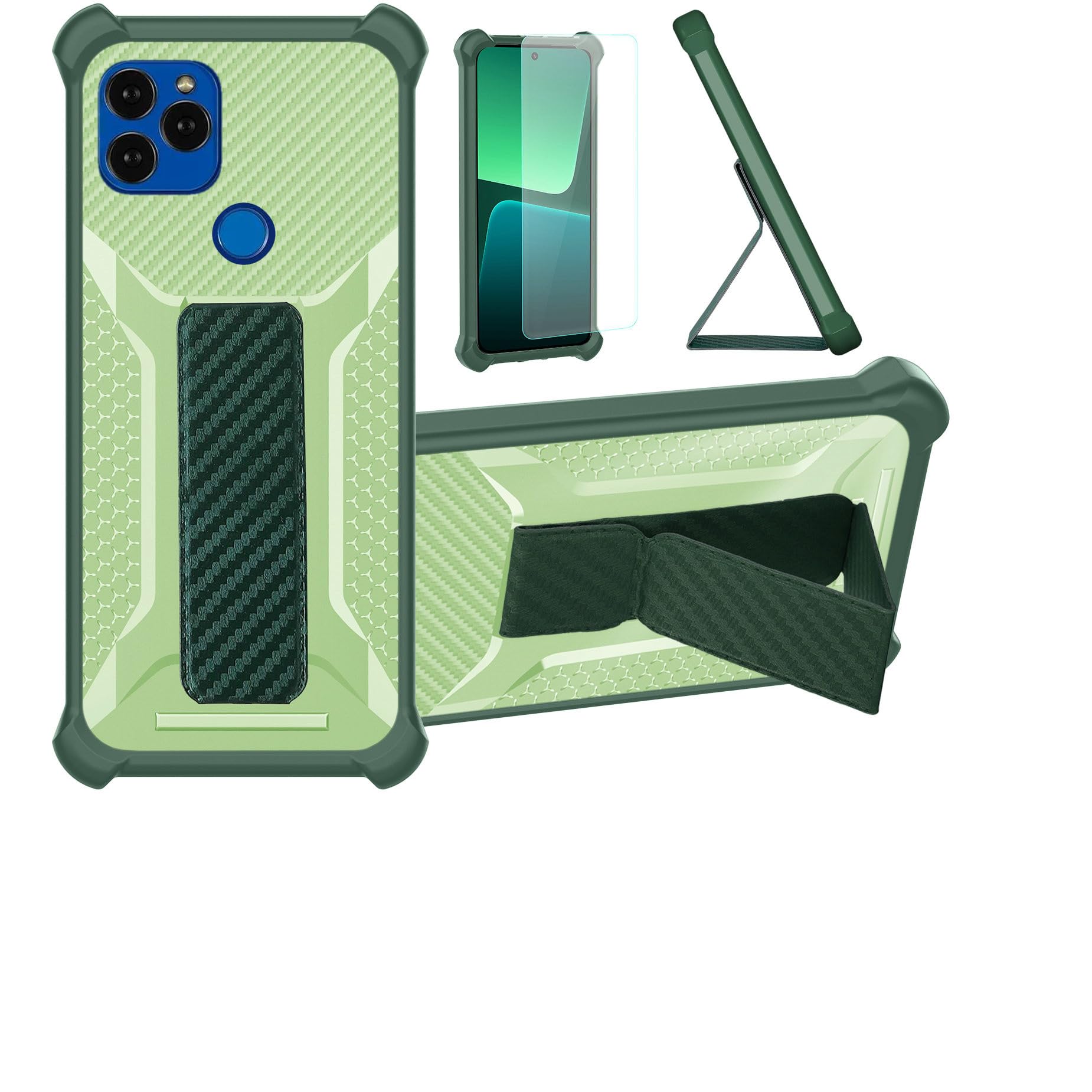 Funda Protectora Para Vortex Hd67 Con Protector De Pantalla 9H - Incluye Soporte De Dedo Y Magnético