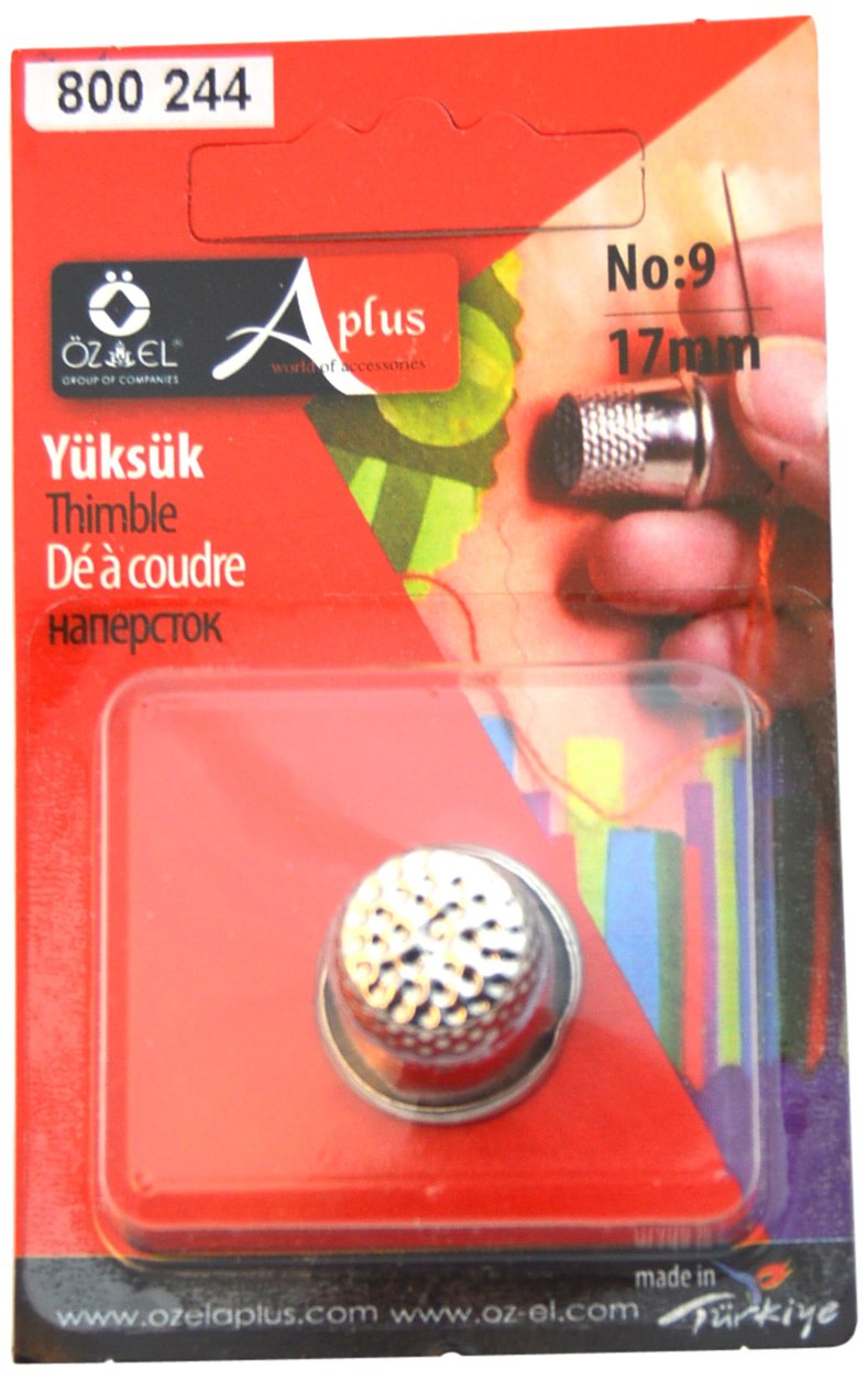 Ozelaplus 17 mm Sewing Thimble, Silver