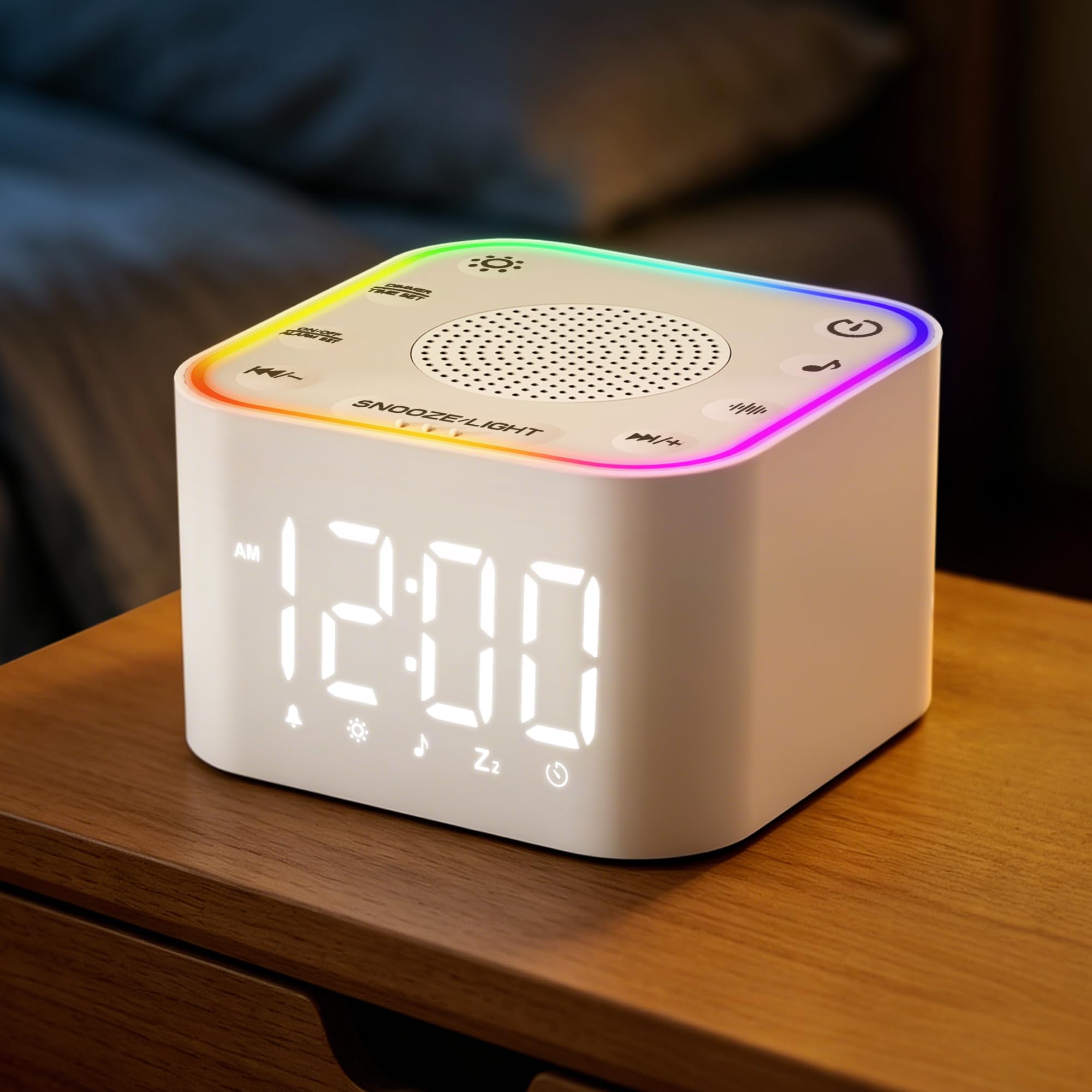 HAITANG Smart Digital Alarm Clock with White Noise Sound — image 1