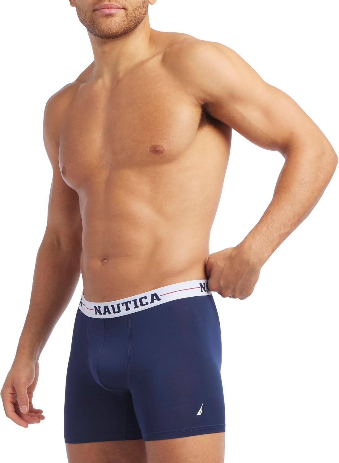 Nautica Men's 4 Pack Limited Edition Micro Stretch Boxer Briefs - Image 4