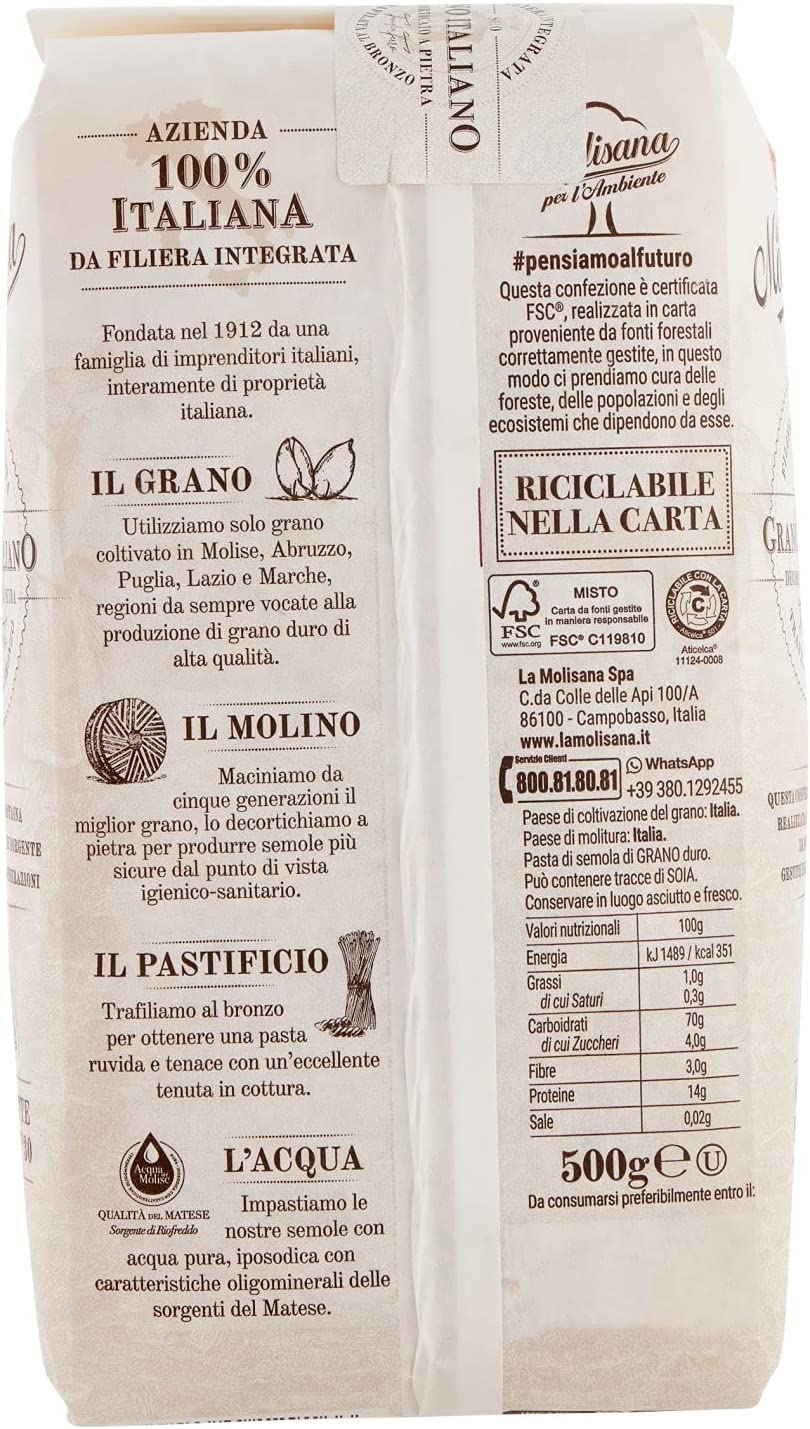 Italian Gourmet Orecchiette Pugliesi 20 x 500g + Polpa offerte