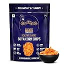 Evolve Soya Corn Chips Healthy Snacks for Kids, Adults | Gluten Free, High Protein, Vacuum Cooked, No Artificial Flavors or Colors, Low Calorie, Ready to Eat, 100 gram gallery image