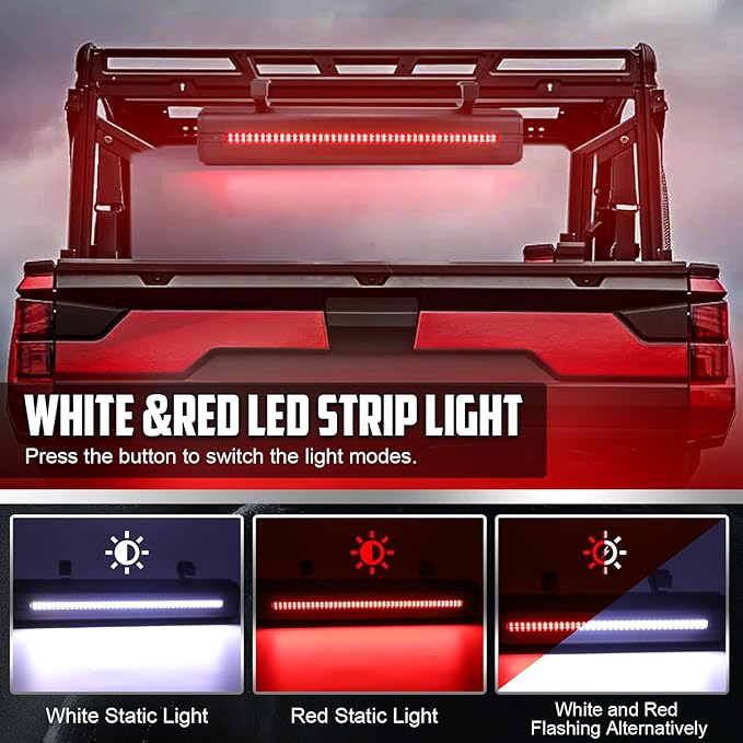 TIPHOPE Barra de Sonido para UTV de 26" con 6 Parlantes y Luz RGB miniatura 5
