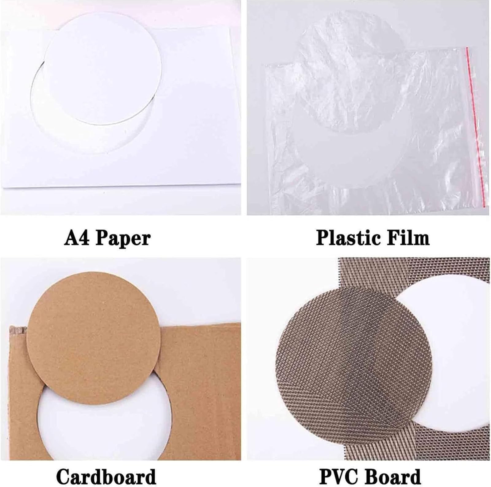 Macchina della taglierina del campione, taglierina rotonda di GSM 100cm² con 3 cuscinetti, spessore di taglio 0.1-10mm, ideale per panno, carta, cartone, cuoio, film