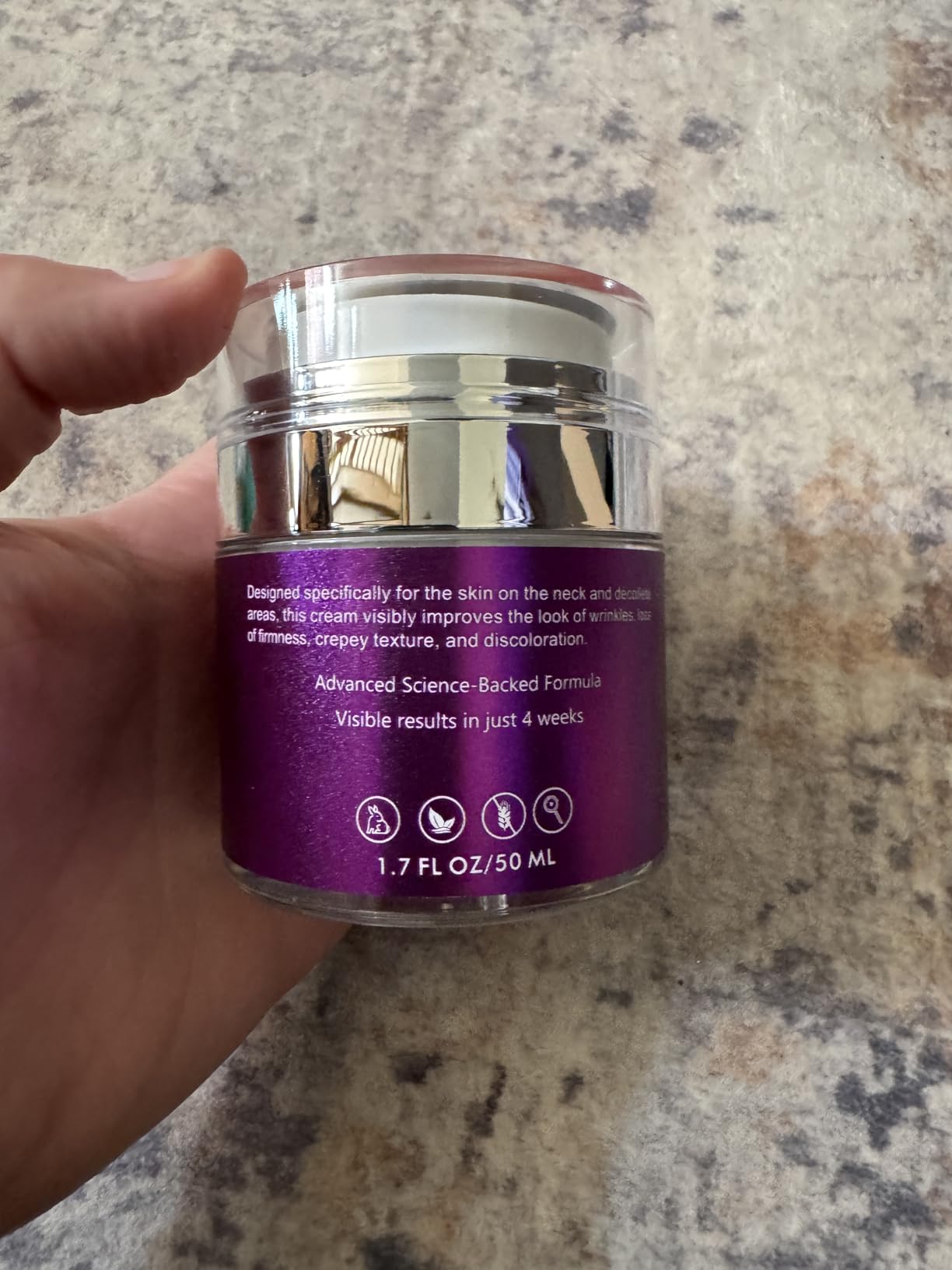 YTDB Neck Firming Cream, Wrinkle Cream for Women, Retinol Moisturizer with Collagen and Hyaluronic Acid for Neck, Face and Décolleté, 1.7 fl oz