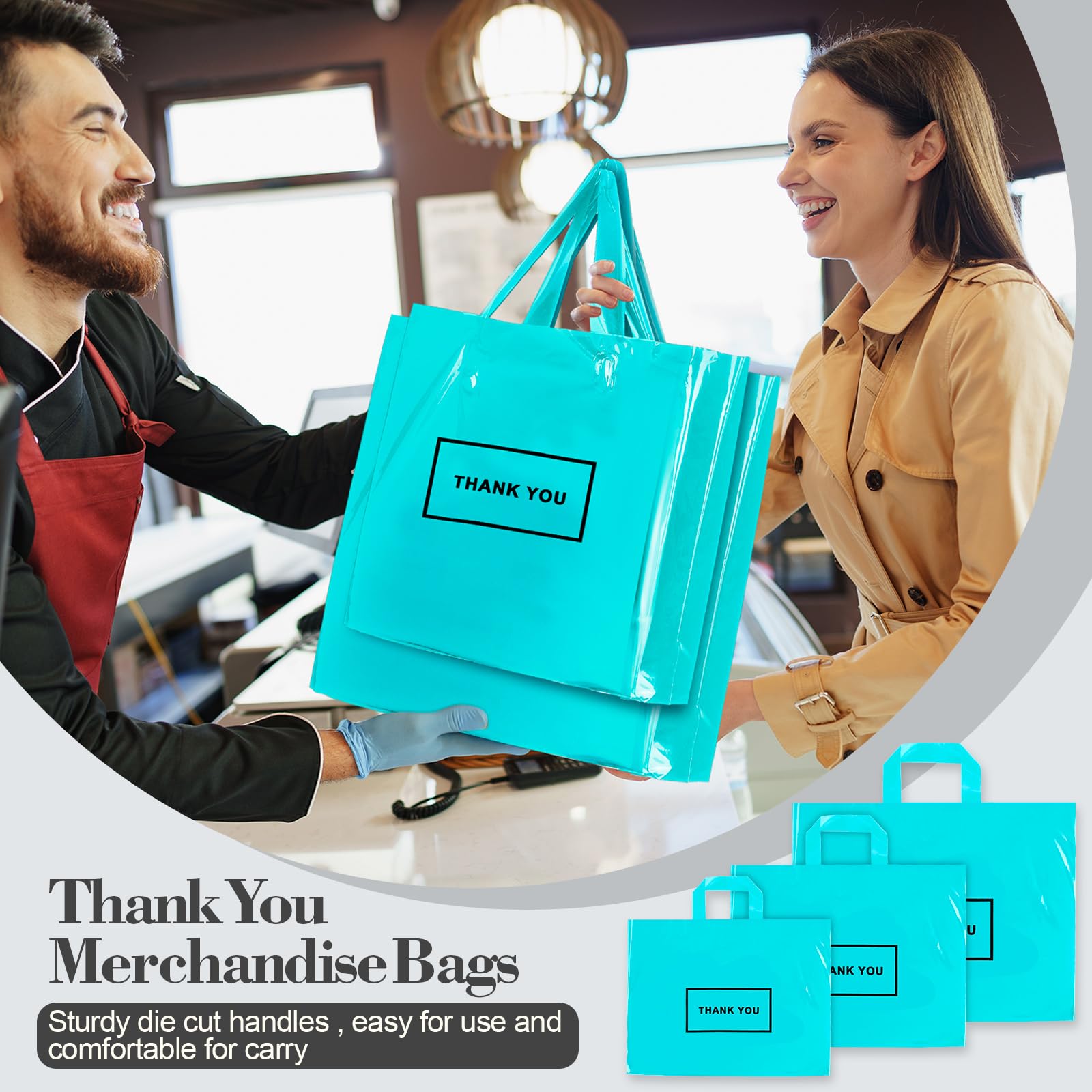 Low density poly merchandise bags