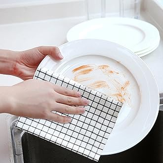 Multi-Purpose Microfiber Cleaning Cloths - Lint-Free Towels for Car Detailing, Bathroom & Household Polishing (Super Absorbent, Non-Scratch)