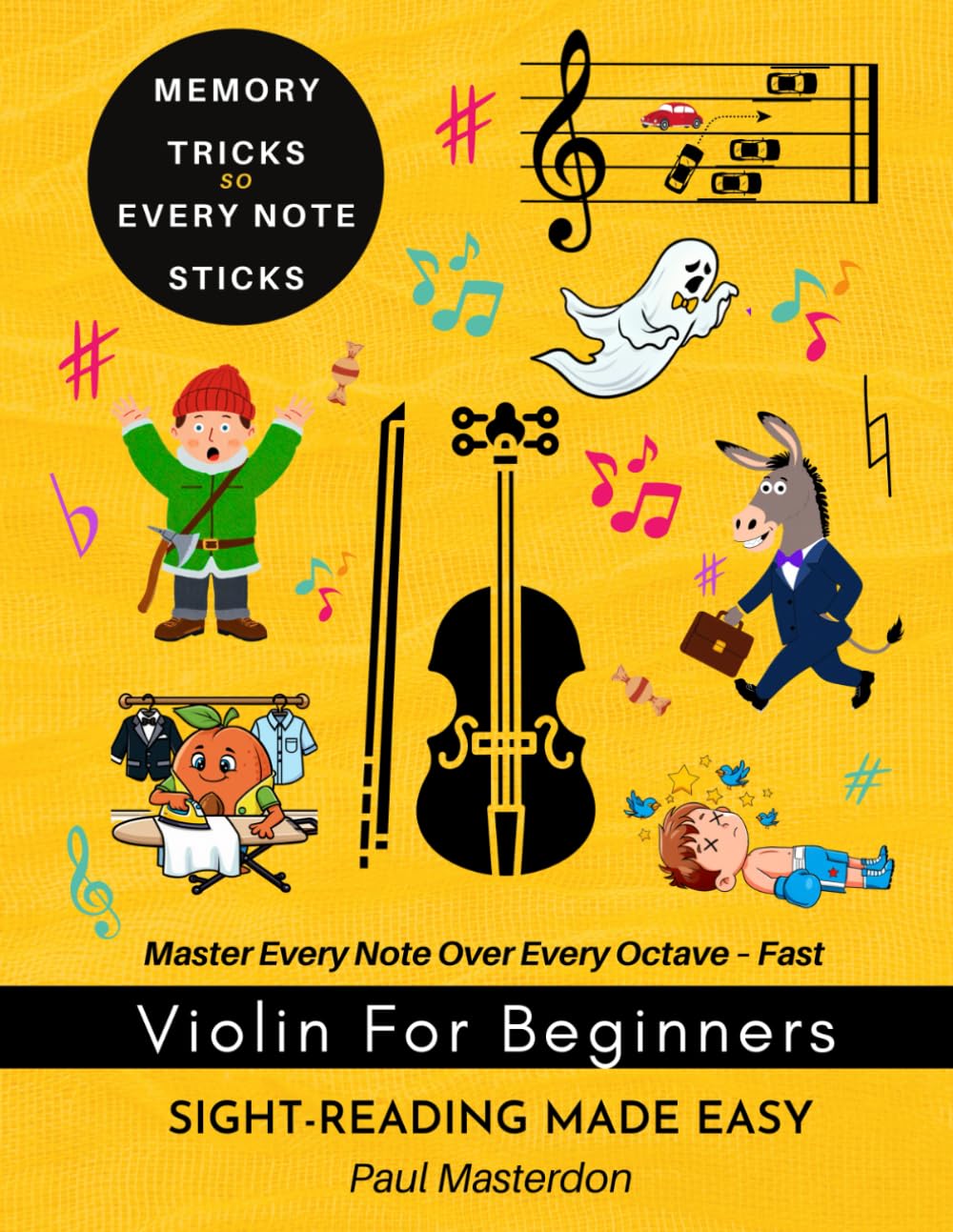Violin for Beginners of Any Age - Sight-Reading Made Easy: Color Logic & Memory Hacks to Master Every Note – Fast (Violin Mnemonics)
