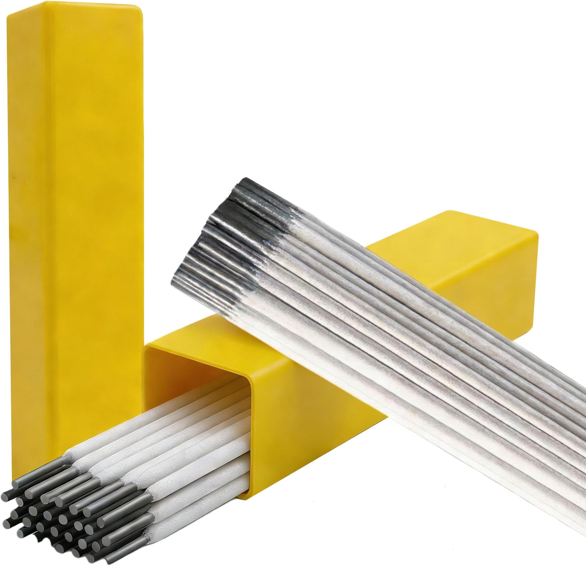 E4043 Aluminum Welding Rods, 1/8" x 14" – Stick Electrodes for Aluminum Repair, DIY & Professional Welding, Moisture-Resistant Pack, 1 lb（40pcs）