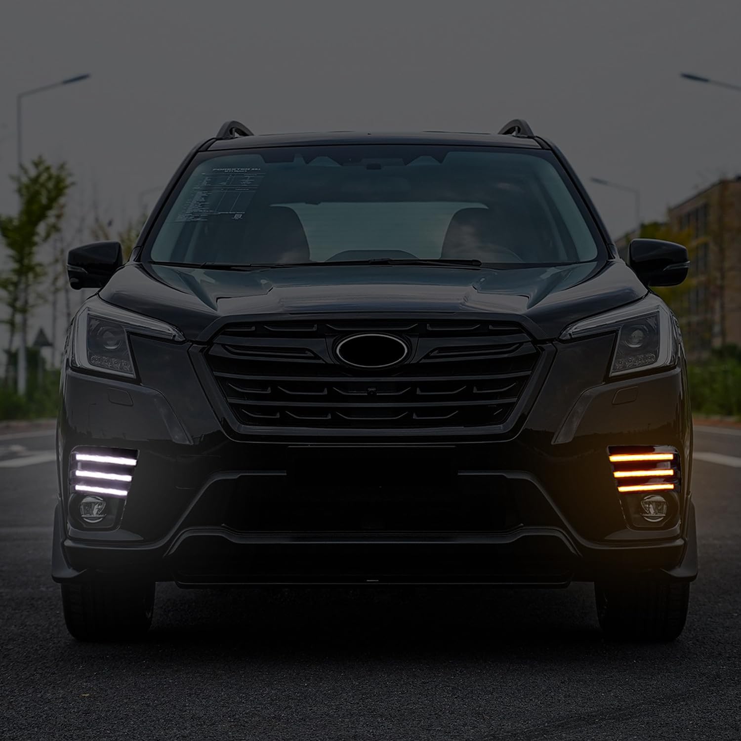 for Subaru Forester 2022-2024 Fog Light Lamp LED Daytime Running Lights 2pcs Car Accessories(Not Fit For 2022 Subaru Forester Wilderness、STI Sport、Sport)