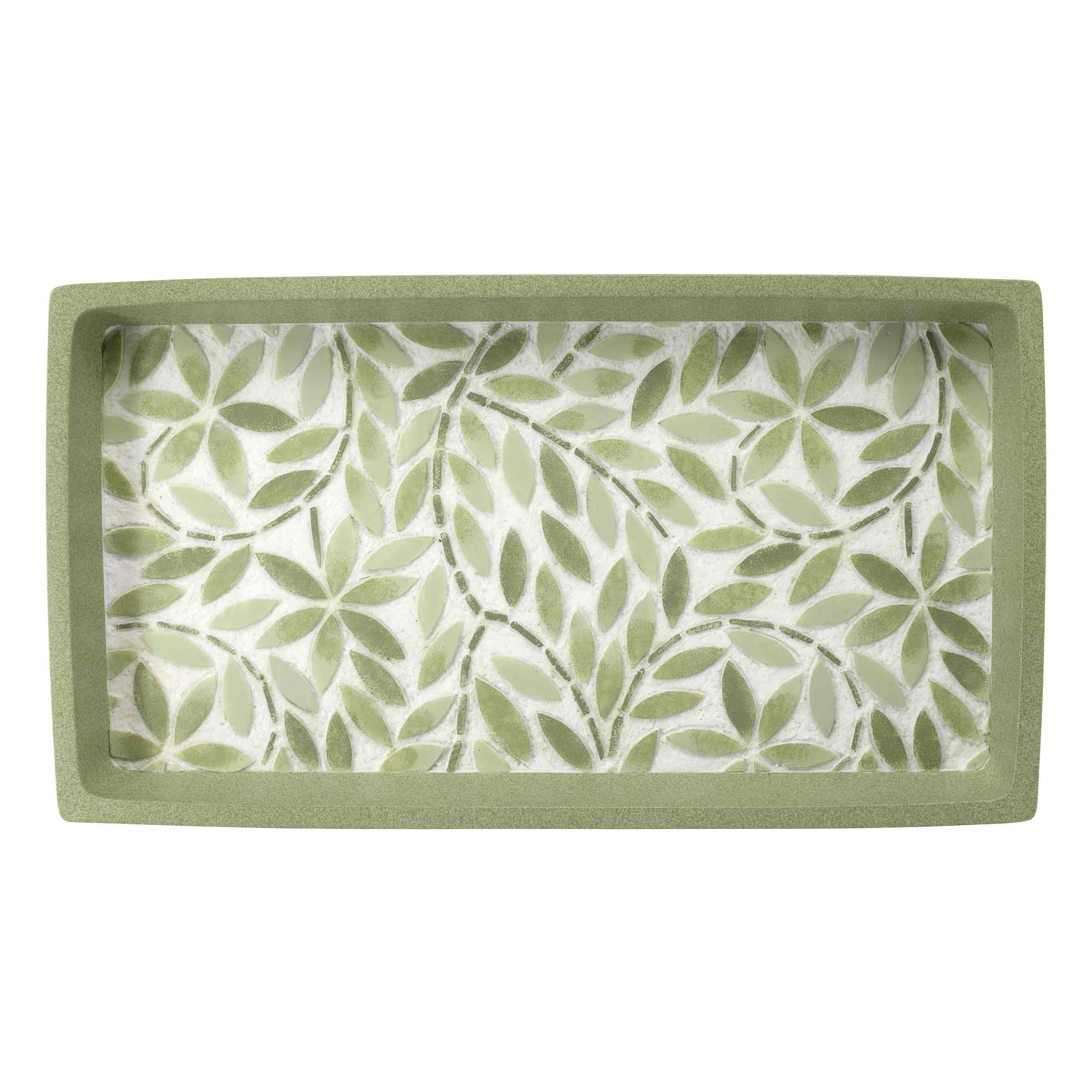 Avanti Linens Accessories Bathroom Essentials, Vanity Tray, Green