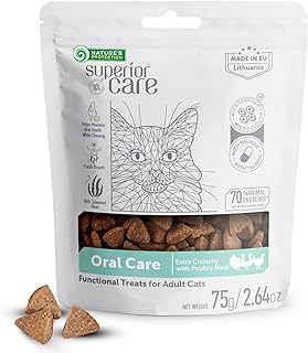 Nature's Protection Superior Care Zahnpflege Leckerlis mit Geflügel für Erwachsene Katzen 75g product image
