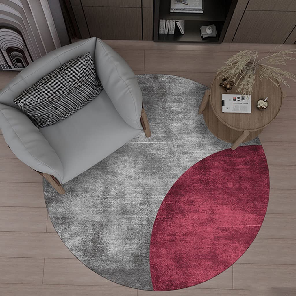 ラグ 160×230cm 洗濯OK 防ダニ　カーペット 撥水・防ダニ加工の洗えるラグ ふわふわヘリンボン(160×160cm 円形 ラグ・カーペット