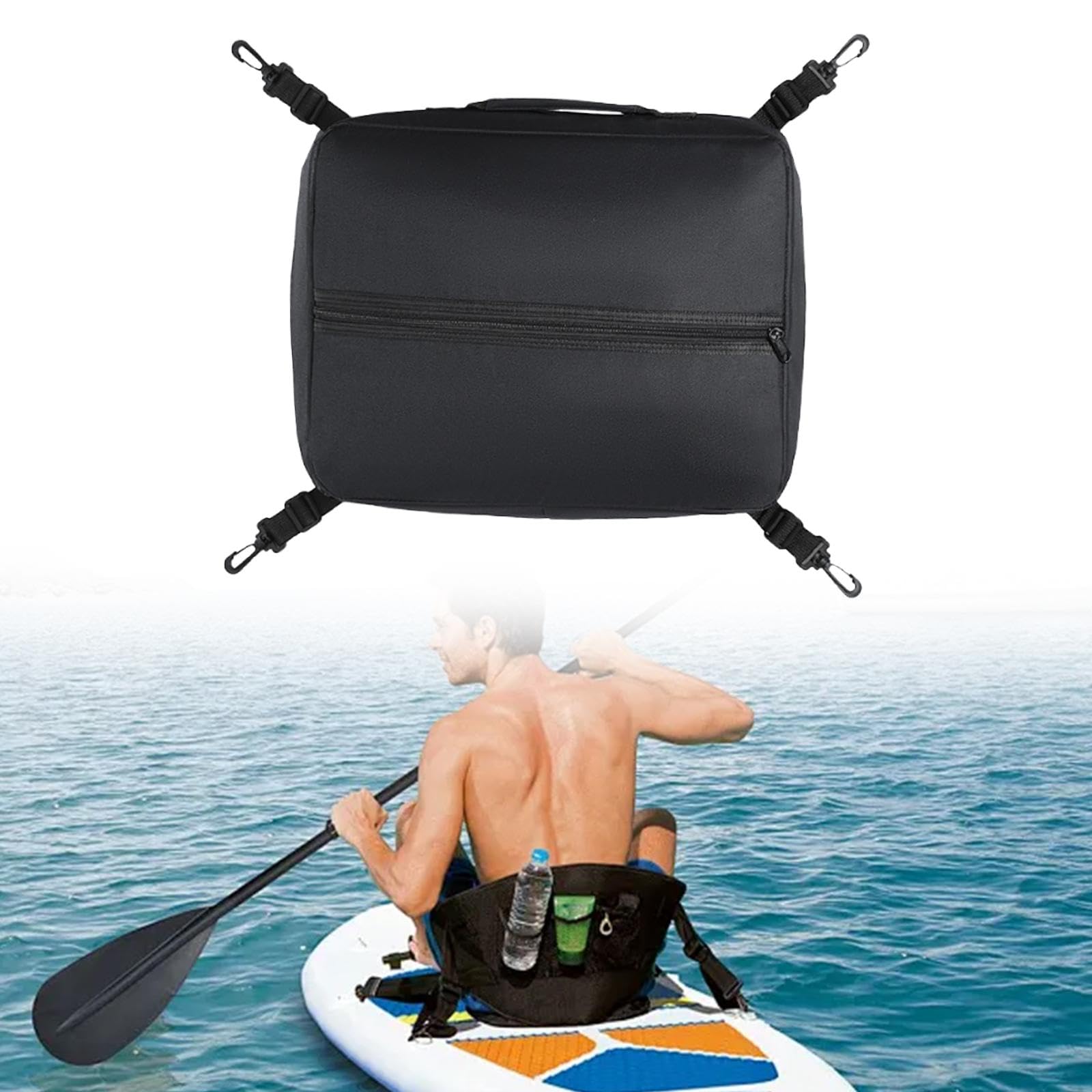 Menolana Paddle Board Cooler Bag Deck Bag Sturdy Oxford Cloth Carry Bag Paddle Board Accessories Bag for Water Sports Kayak Surfboard