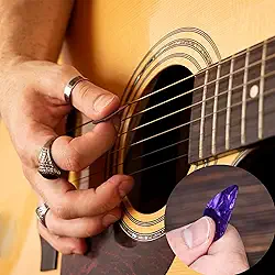 Pacote com 30 palhetas de guitarra personalizadas de 0,46 mm em caixa de armazenamento – ABS durável para todos os tipos de guitarra