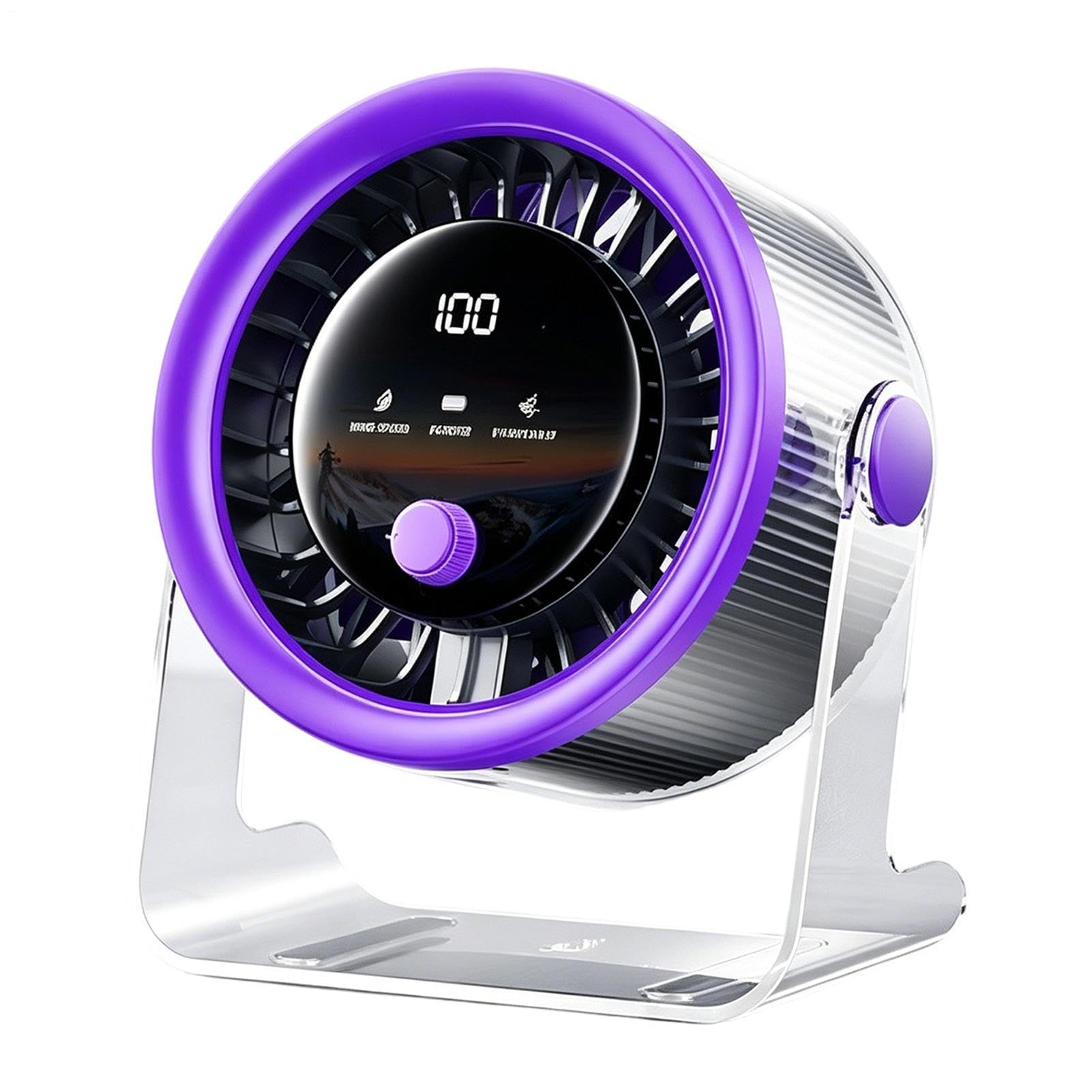 Ventilador personal silencioso con 100 velocidades para dormir fresco y sin ruidos