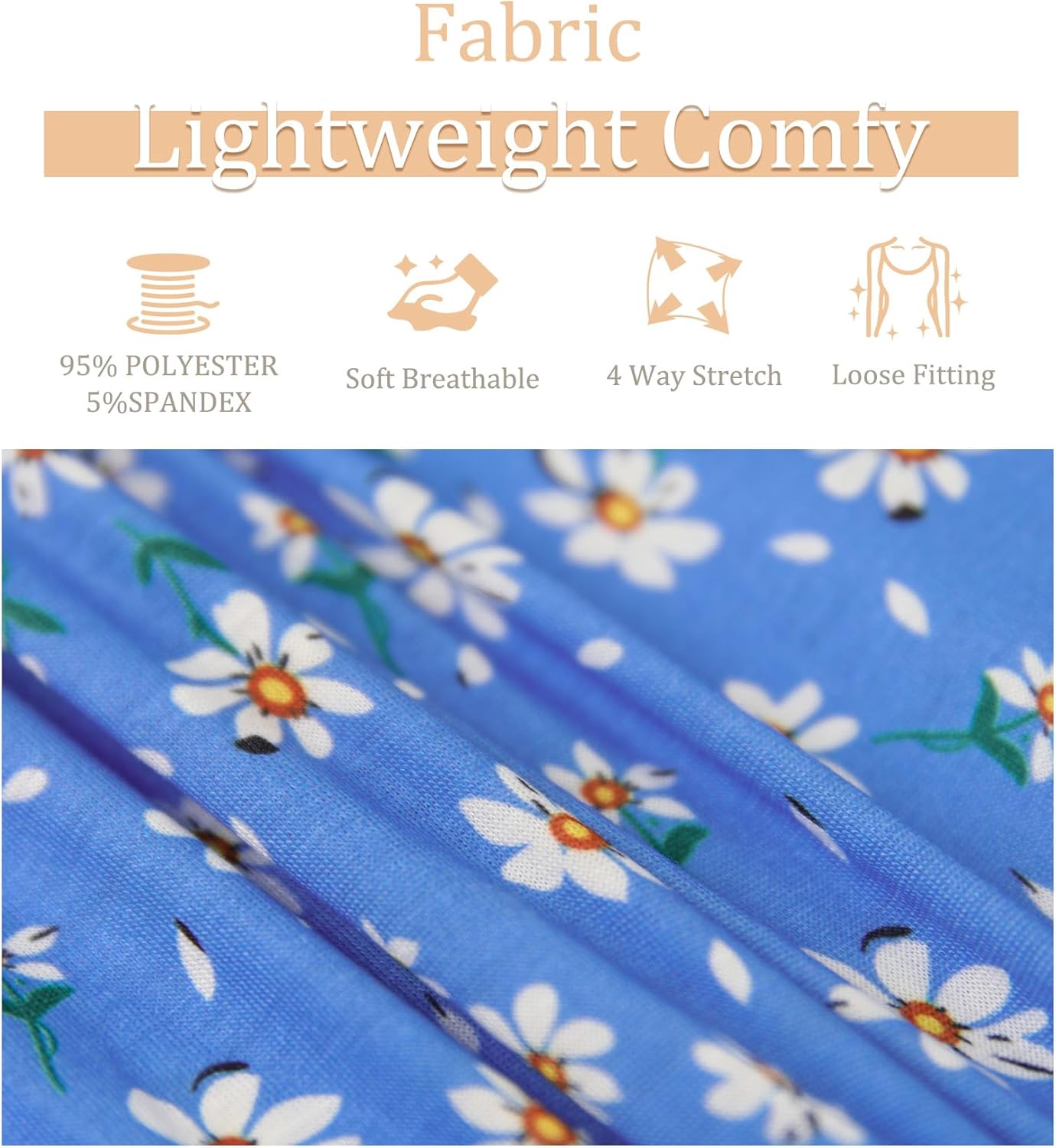 ANYFITTING Women's Built in Bra Tank Top 2025 Summer Trendy Tops Flowy Loose Fit Casual Halter Cami Camisole Outfits S-3XL - Image 5