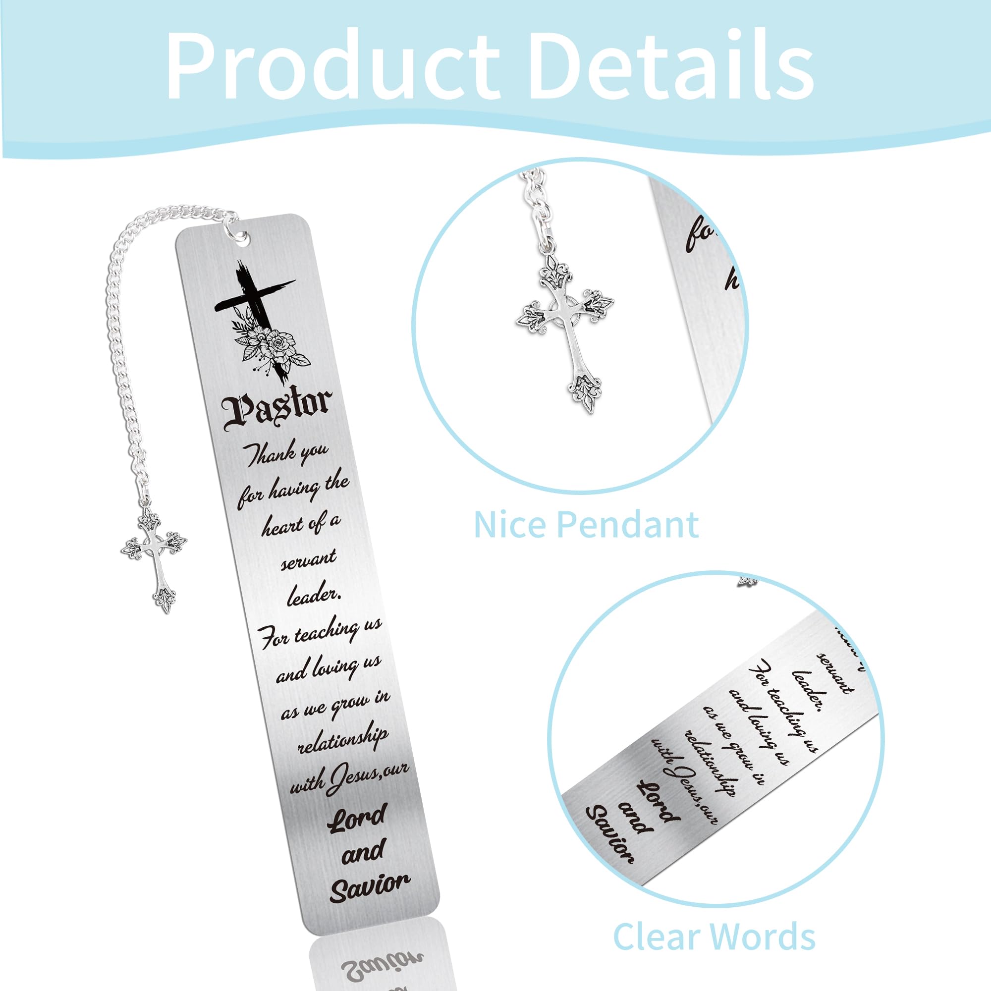 Metal Bookmark, Gothic Book Marks with Roses Design, Spicy Smut Page Marker Clips for Book Lovers, Dark Romance Merch Bookish Gifts for Reading Women Birthday Christmas: Pastor Appreciation