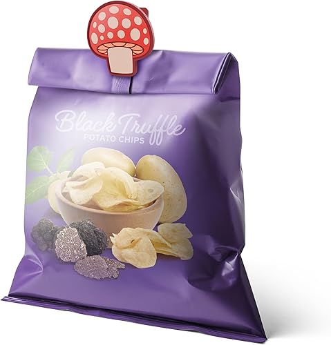 Miniatura 5 de Genuine Fred SHROOMATES, clips para bolsa de setas, juego de 4