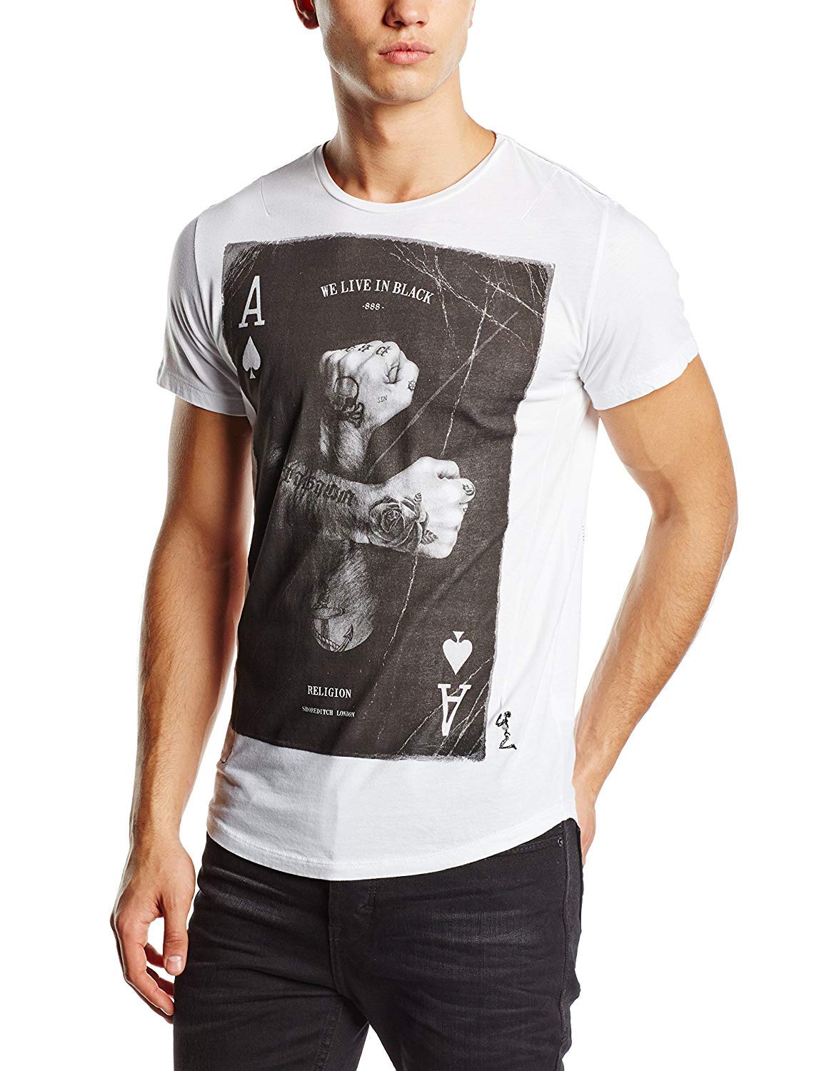 Religion Aces Up Camiseta para Hombre