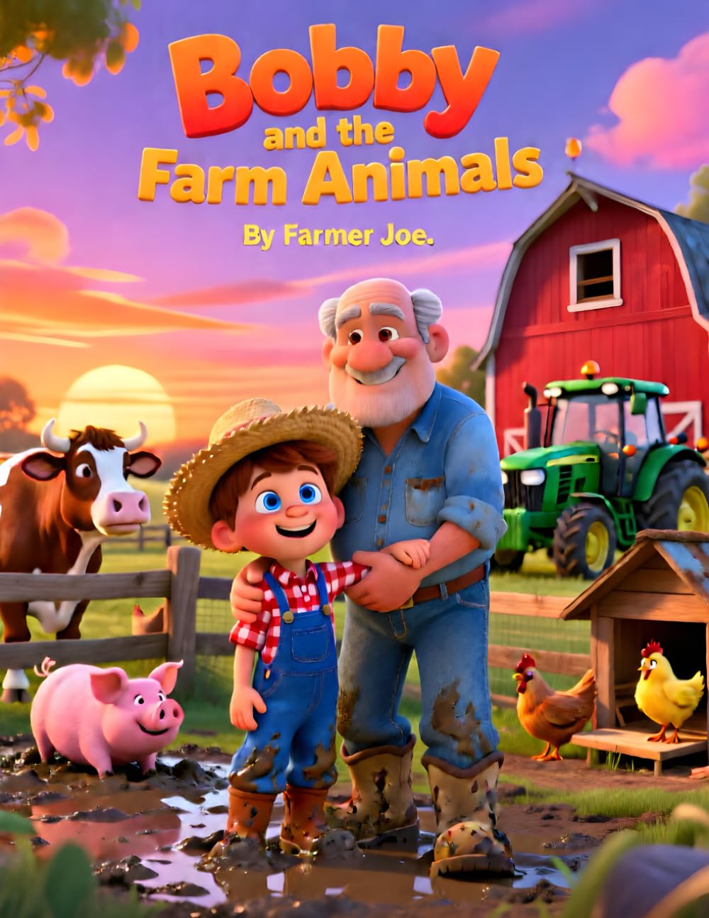 Bobby and the Farm Animals: A Heartwarming Kids’ Story About Animals and Grandpa’s Farm