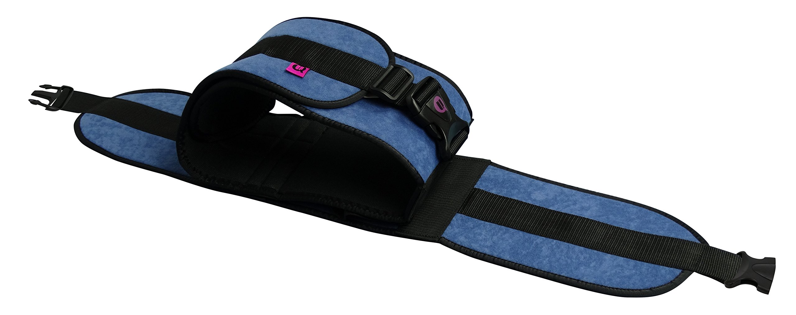Cinturón abdominal acolchado para cama 90 cm, Cierre con hebillas, Permite la lateralización del paciente, Talla M