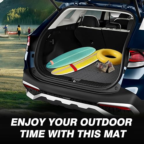 Vista 100 de Powerty Alfombrilla de maletero para Honda Pilot 2016-2021 2022, alfombrillas de carga TPE para todo tipo de clima, forro de carga para asiento