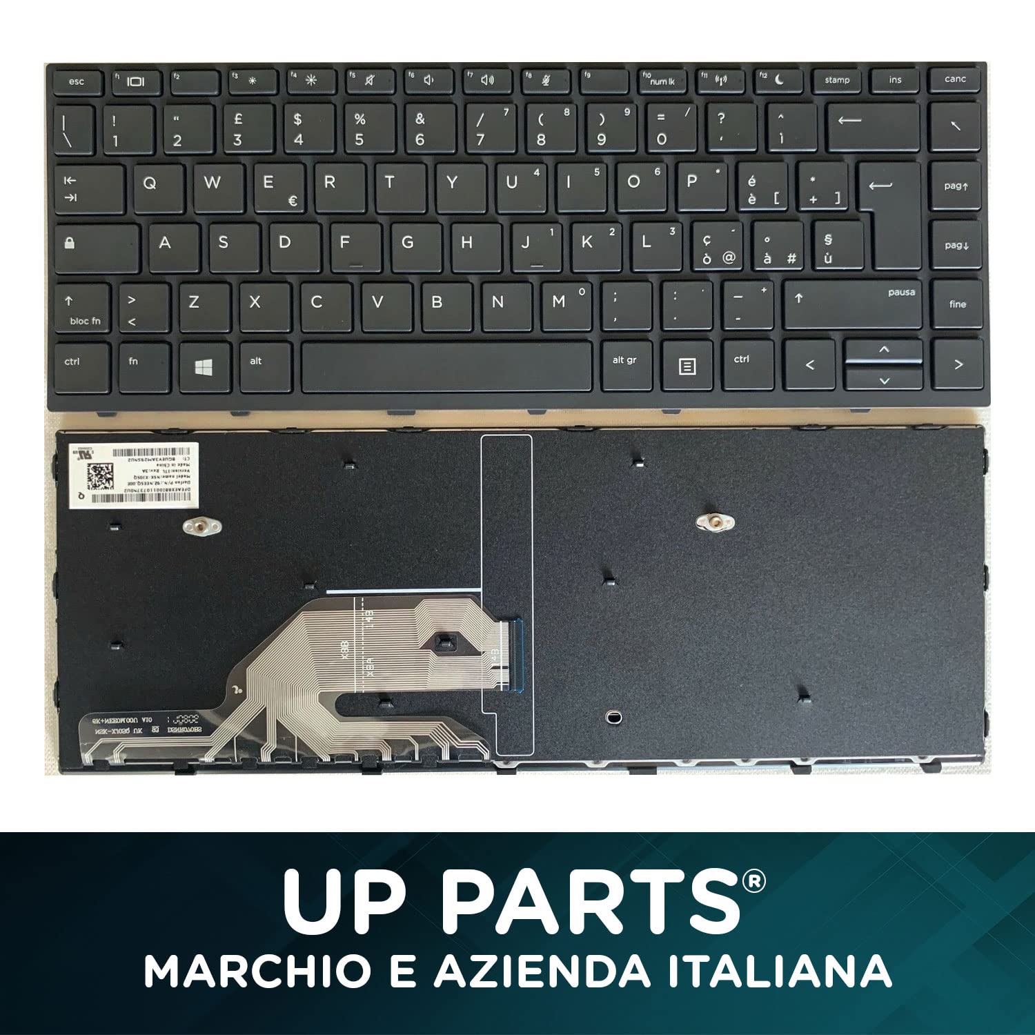 HP Tastiera Italiana per notebook ZHAN 66 Pro G1 ProBook 430 G5 440 G5 Nero Non retroilluminata
