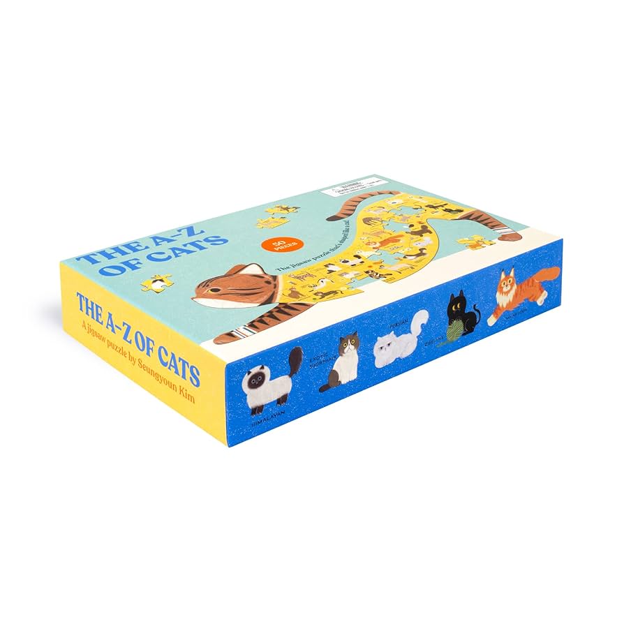 Amazon.com: Laurence King The A to Z of Cats 50 Piece Puzzle