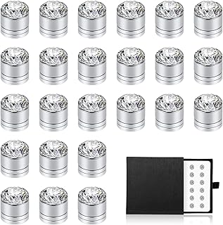 24pcs Veil Weights Wedding Magnetic Diamonds, Bridal Veil Weights Rhinestone Veil Weights Hijab Magnets for Women Girls Clothes Scarves Wedding Dress Accessories