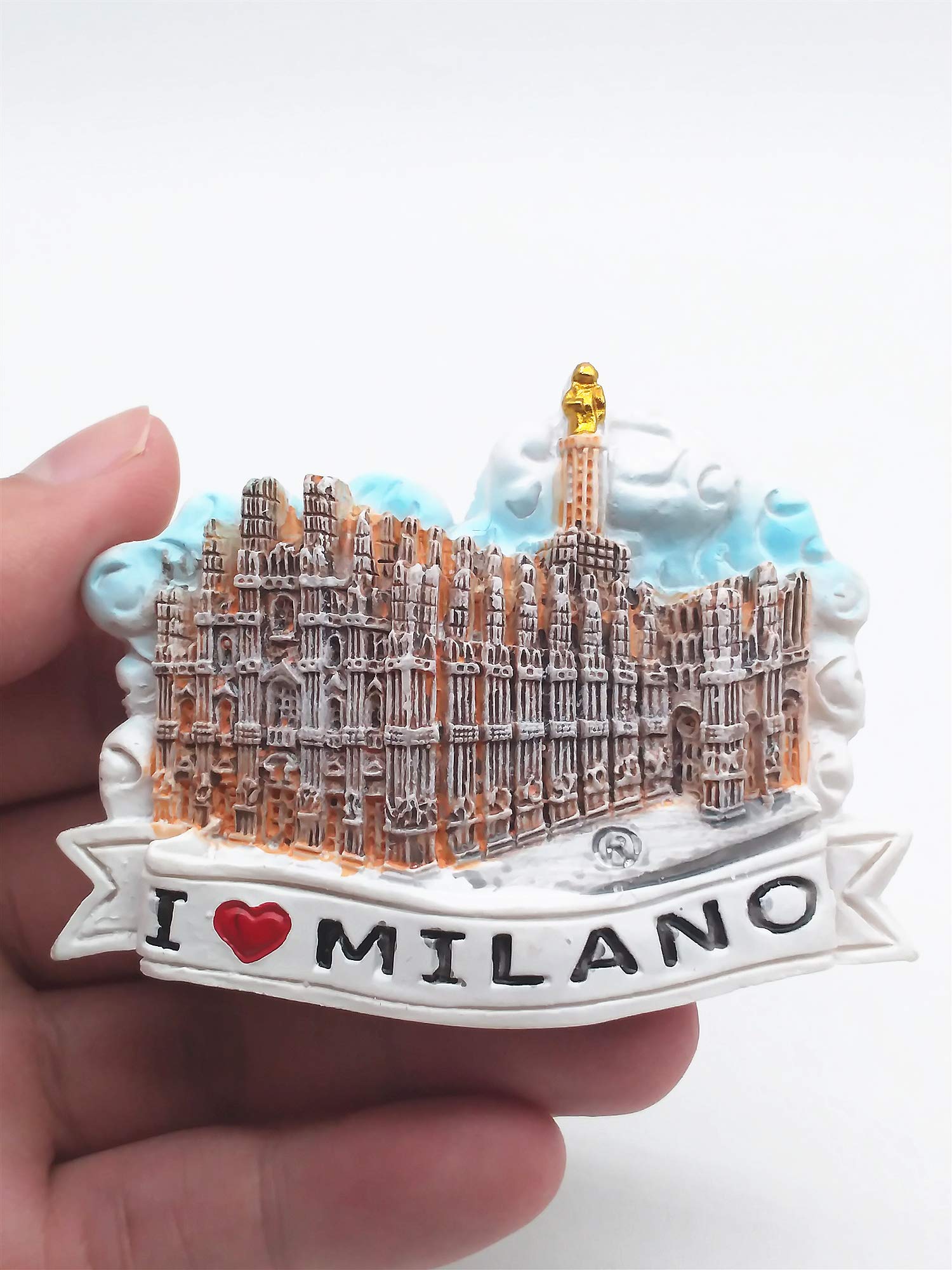 Magnete Frigorifero Duomo Di Milano - Souvenir Milano 5,4x7,8 Cm DONSOUVENIR - Foto 7