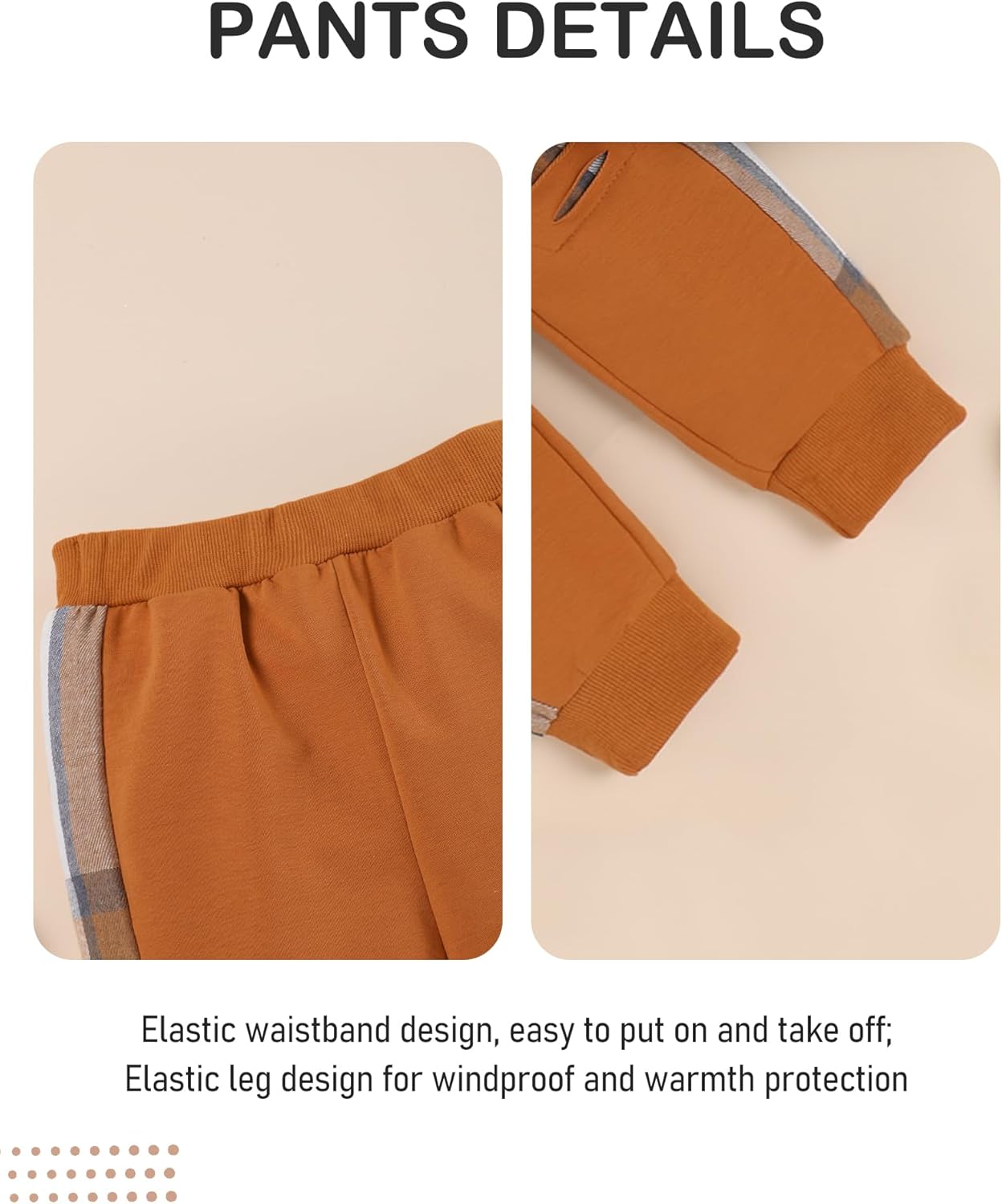 3Pcs Toddler Boy Clothes Long Sleeve Hoodie with Solid Color Top and Casual Sweatpants Boys Fall Winter Outfits 2-6T - Image 7