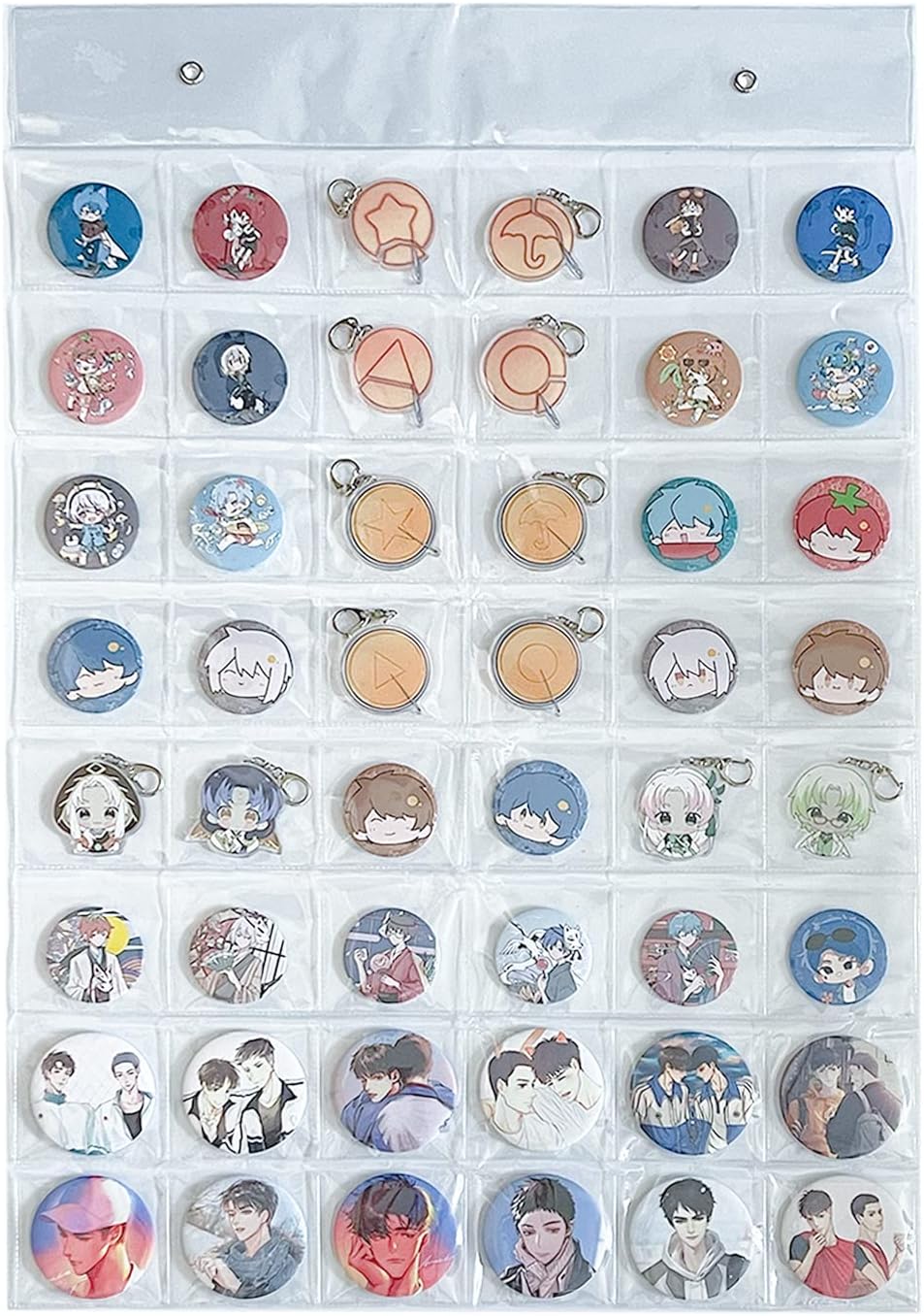 Sale 79 Off Goray 公式 壁掛式 缶バッジ収納ファイル ウォールポケット コレクションポケット ラバーストラップ アクリルキーホルダー 缶バッジ 32mm 44mm 57mm 65mm 75mm 対応 80 54cm 缶バッジディスプレイ 省スペース Glm Co Il