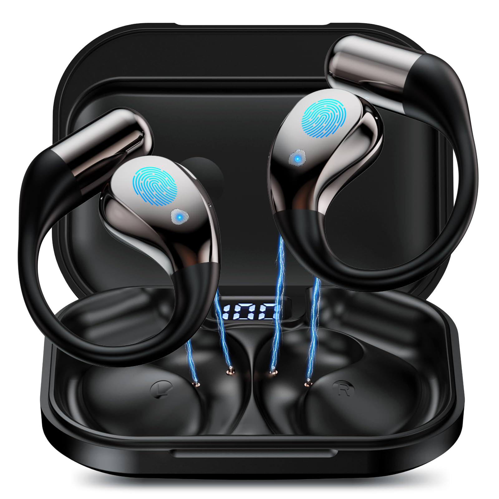 AI Kopfhörer Übersetzer Echtzeit übersetzungskopfhörer: 3-in-1 Sprachübersetzer mit 164 Sprachen - 40H Bluetooth 6.0 Translator Earbuds mit App - 7 Übersetzungsmodi headset für Lernen Reisen Business