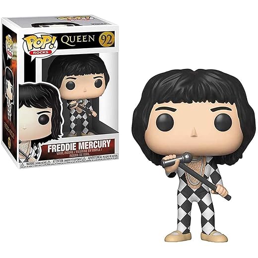 Funko Pop Rocks: Queen - Freddie Mercury Toy, Multicolor